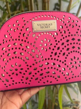 Victoria's Secret Pink Laser-Cut Cosmetic Bag